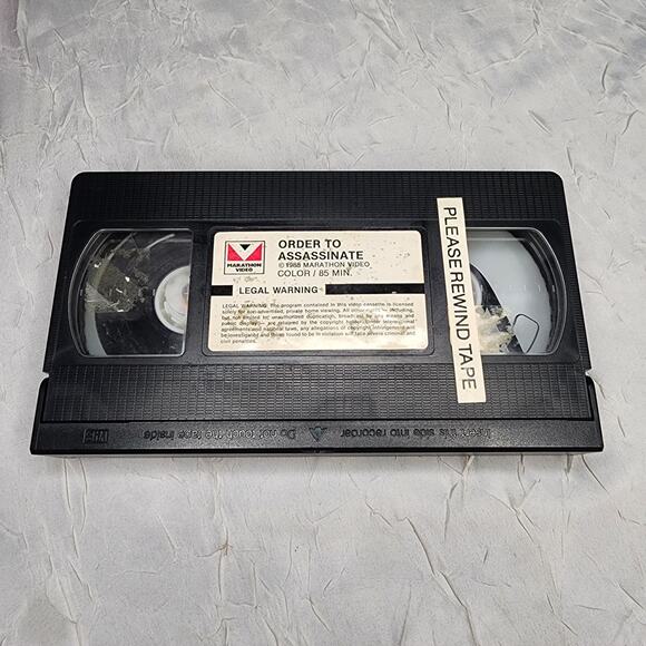 Order to Assassinate VHS 1988 Marathon Video - Picture 3 of 5